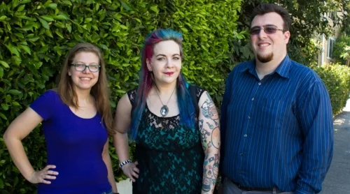 West coast coordinators, L-r: Ashley Mckinney, Katie toomey, noah diamond-stolzman