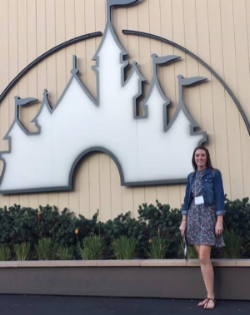 EditFest 2017 recipient hillary lewis on the disney lot in Burbank, california.