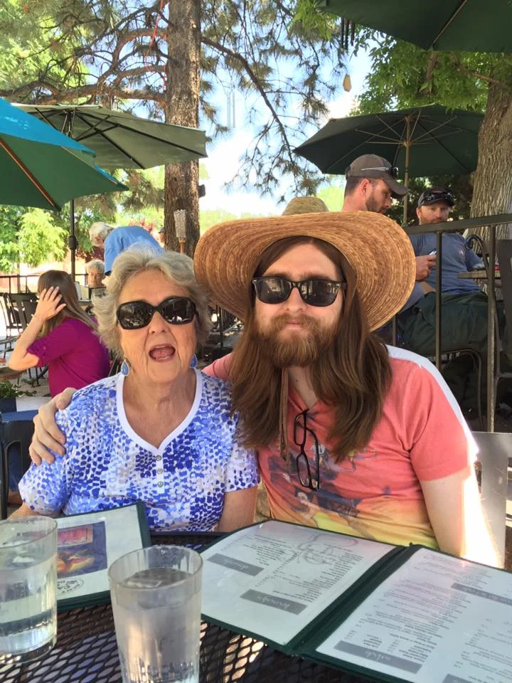 Andy and Nanny.