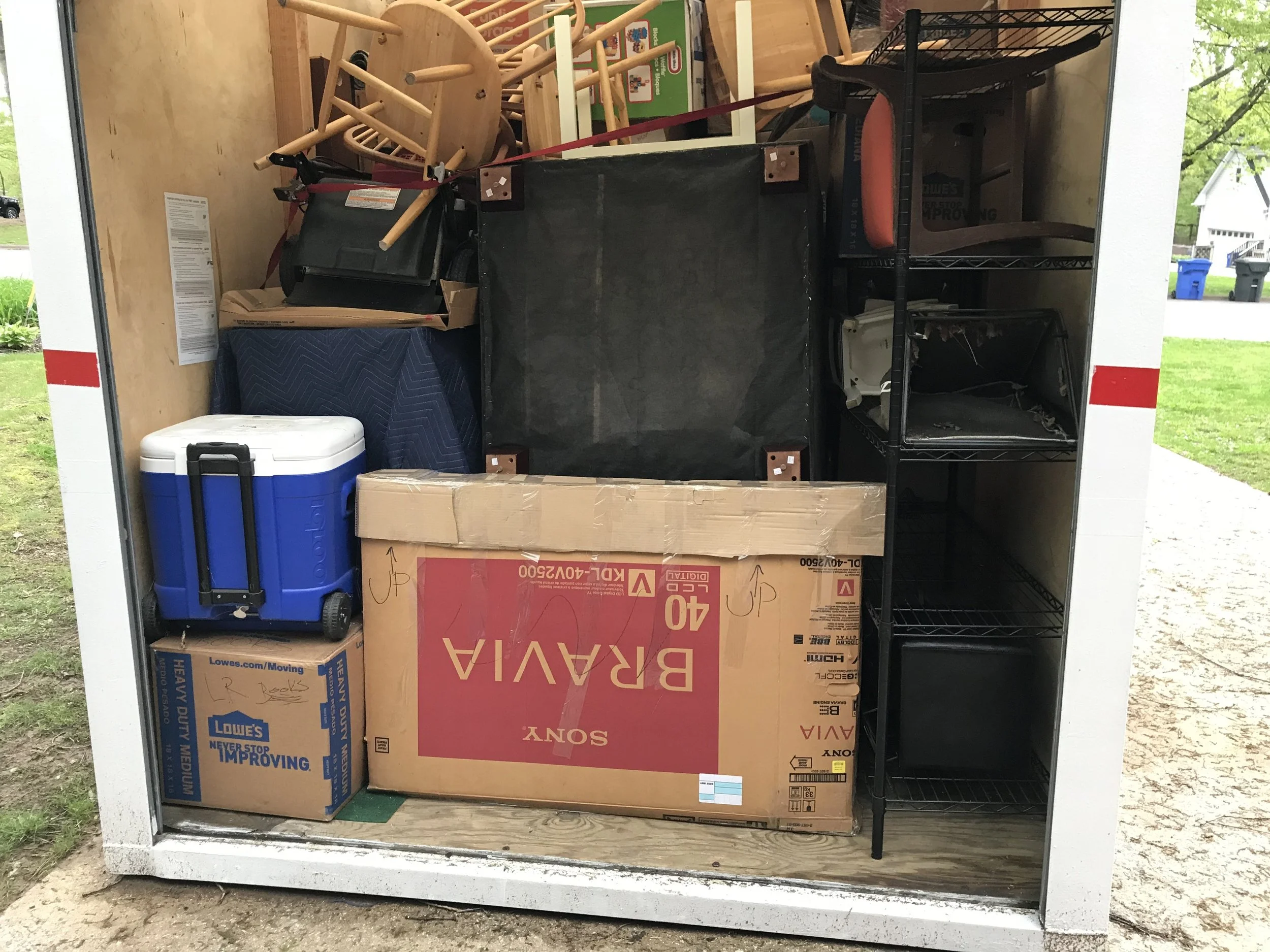 POD AFTER packing. Tetris at it’s finest.