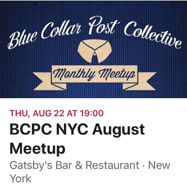 Looking forward to seeing all you cave dwellers! #postlife #meetup #filmnerds