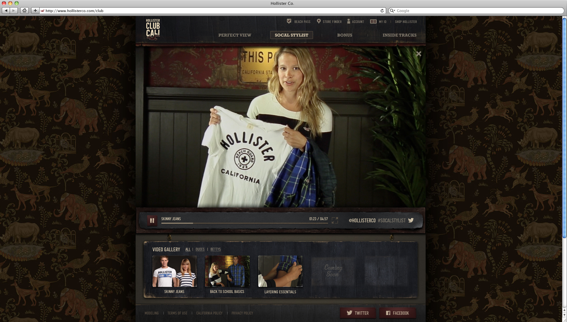 hollister co official site