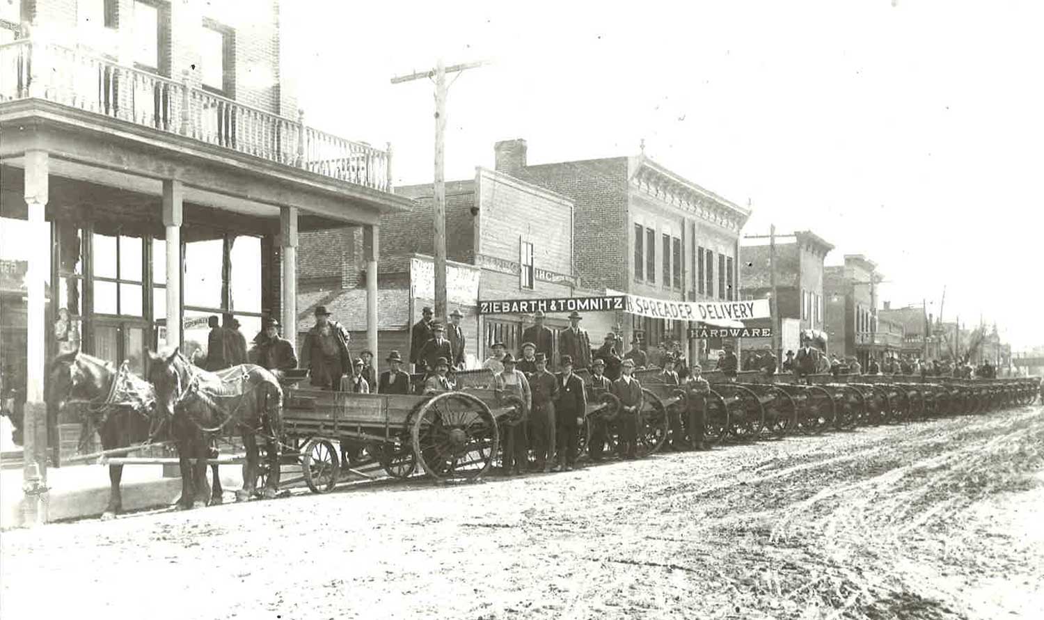 3. Manure Spreaders on River Street