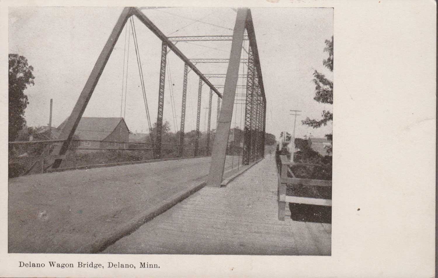 15. Delano Wagon Bridge Postcard