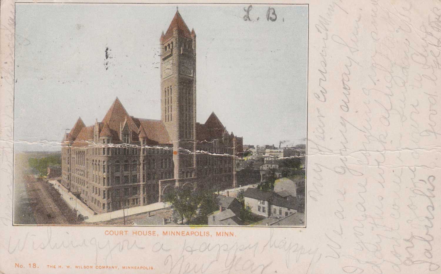 17. Minneapolis Courthouse Postcard