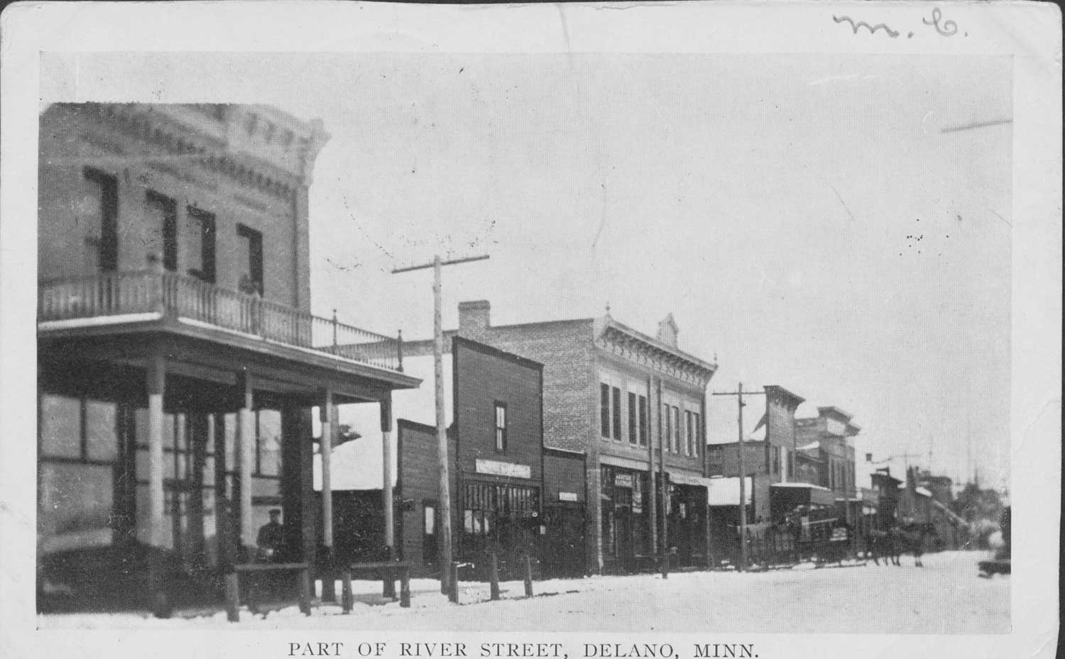 19. Part of River Street Postcard