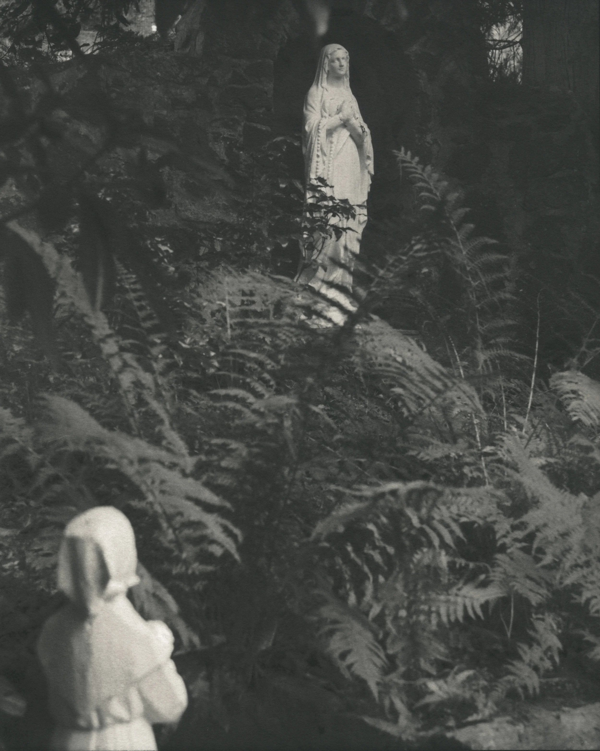St. Bernadette and the Virgin