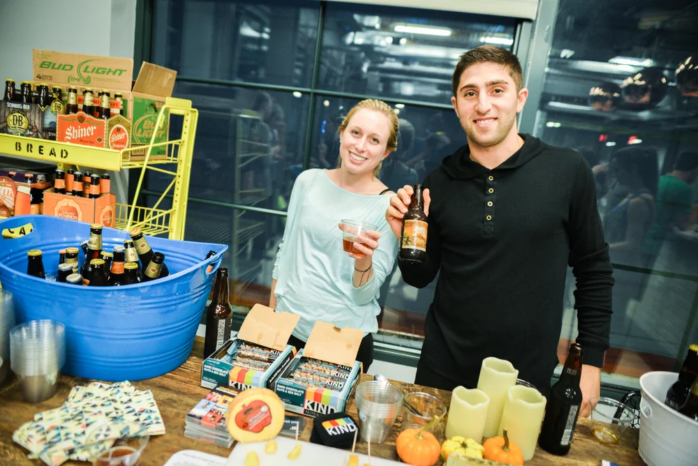 A toast from our kick butt bartender Julia Goldstein and beer pro Nolan Rodman.