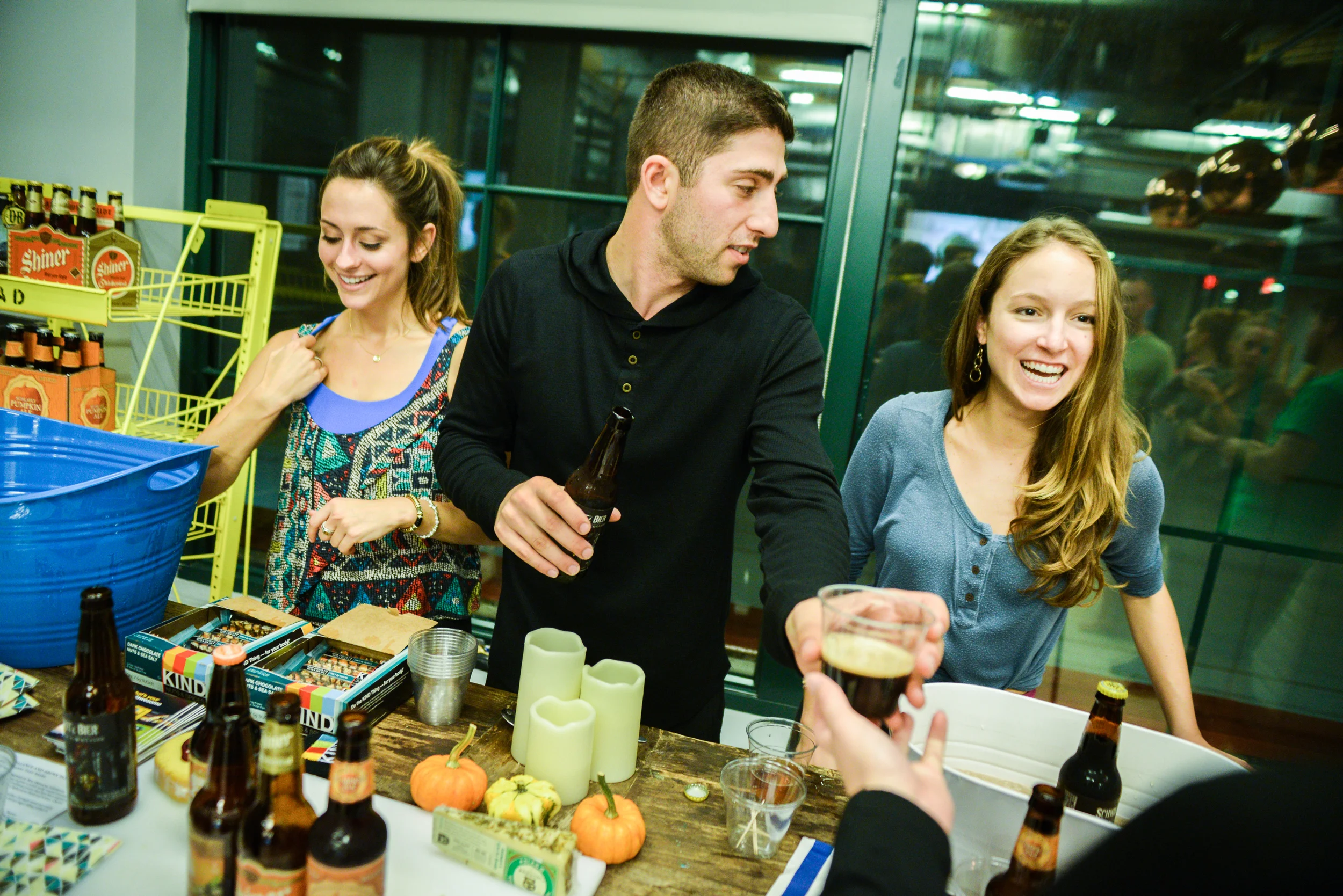  Grip the Mat hosts "Balance and Brews", a specially curated yoga event with seasonal beer tasting.  WeWork, DC.  Photo by Ben Droz. 