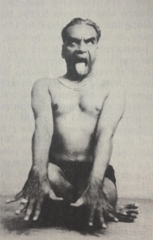 Photo from Light on Yoga&nbsp;by B.K.S. Iyengar