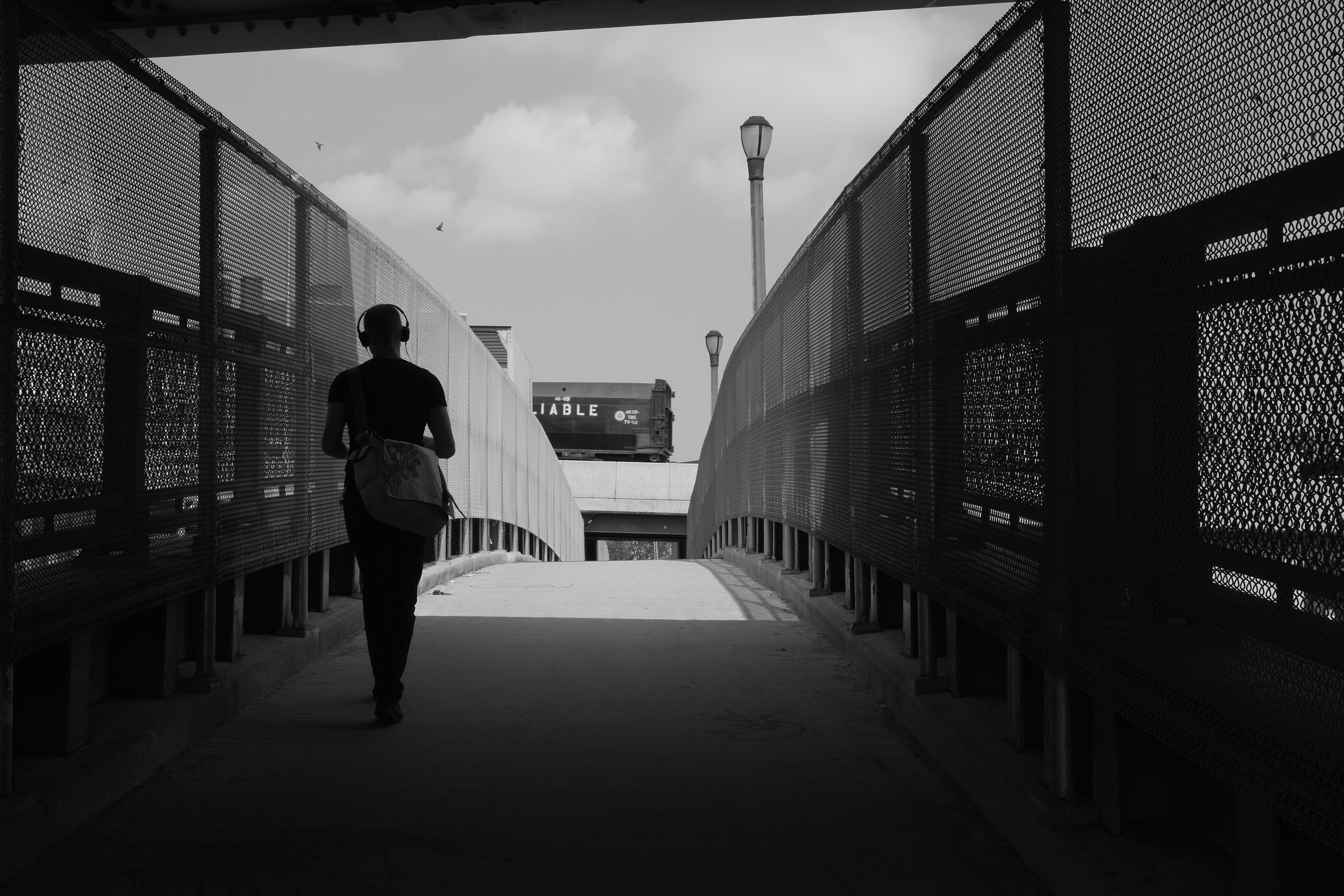 Footbridge, Hamilton Avenue