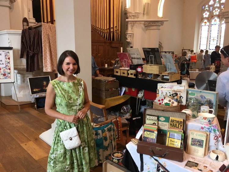 Cara McDonagh at a vintage event