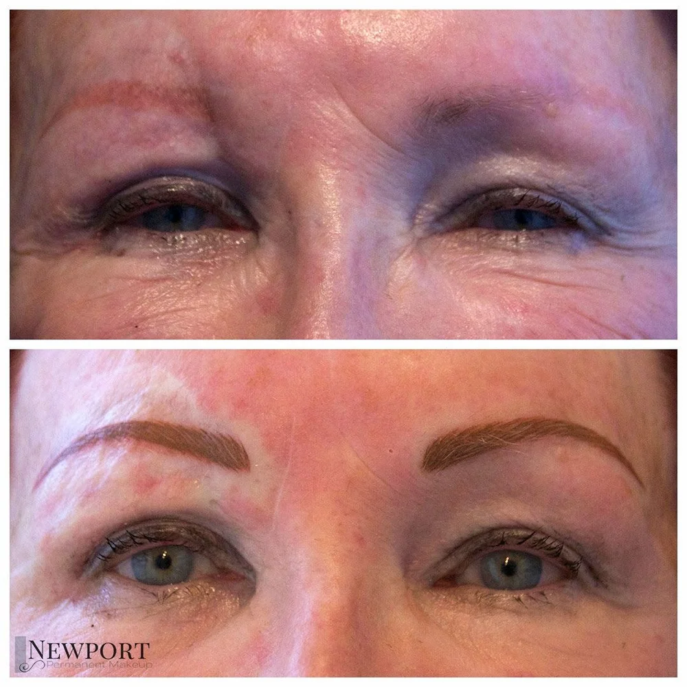 Permanent Makeup Eyebrows Before After Pictures