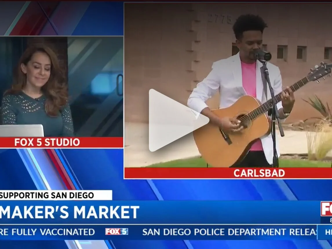 LIVE TV SPOT ON FOX 5 SAN DIEGO