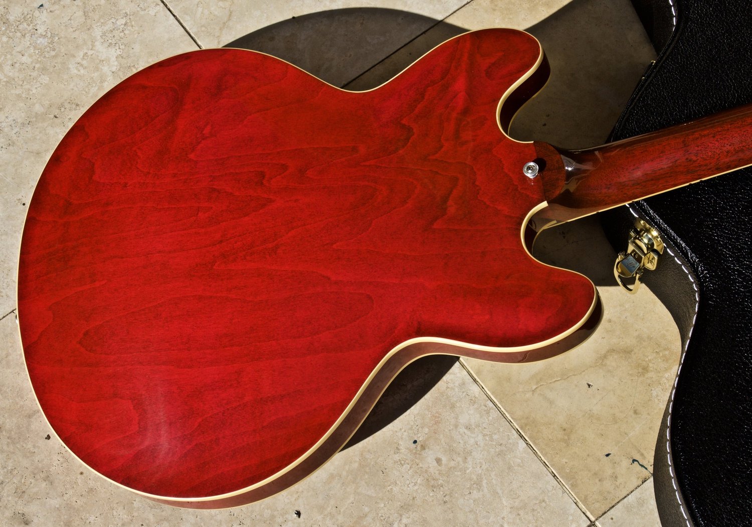 2017 Gibson Memphis ES-335 1963 Reissue Block Cherry VOS — Breaze