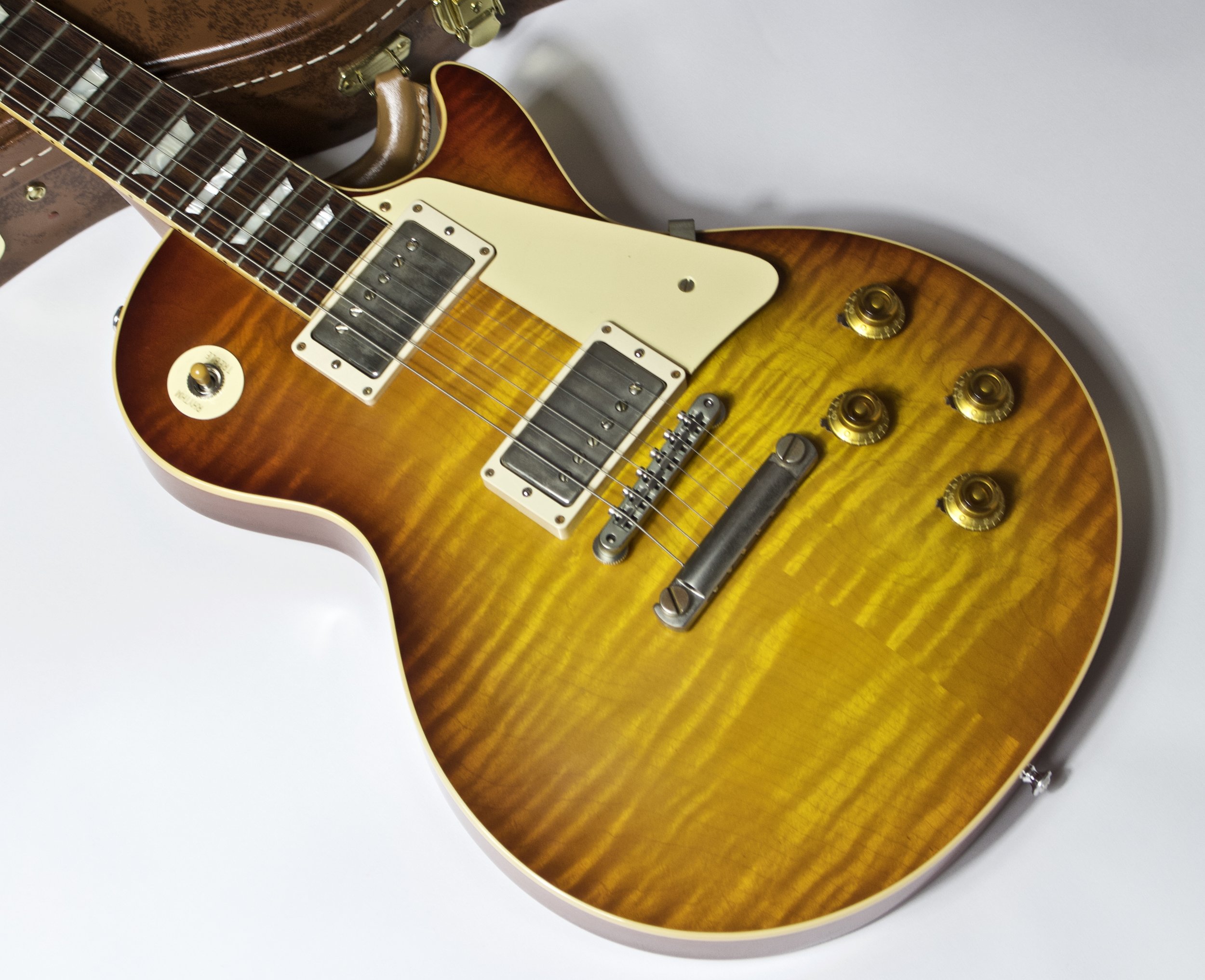 2017 Gibson Les Paul 1959 Reissue Made to Measure Slow Iced Tea Fade VOS
