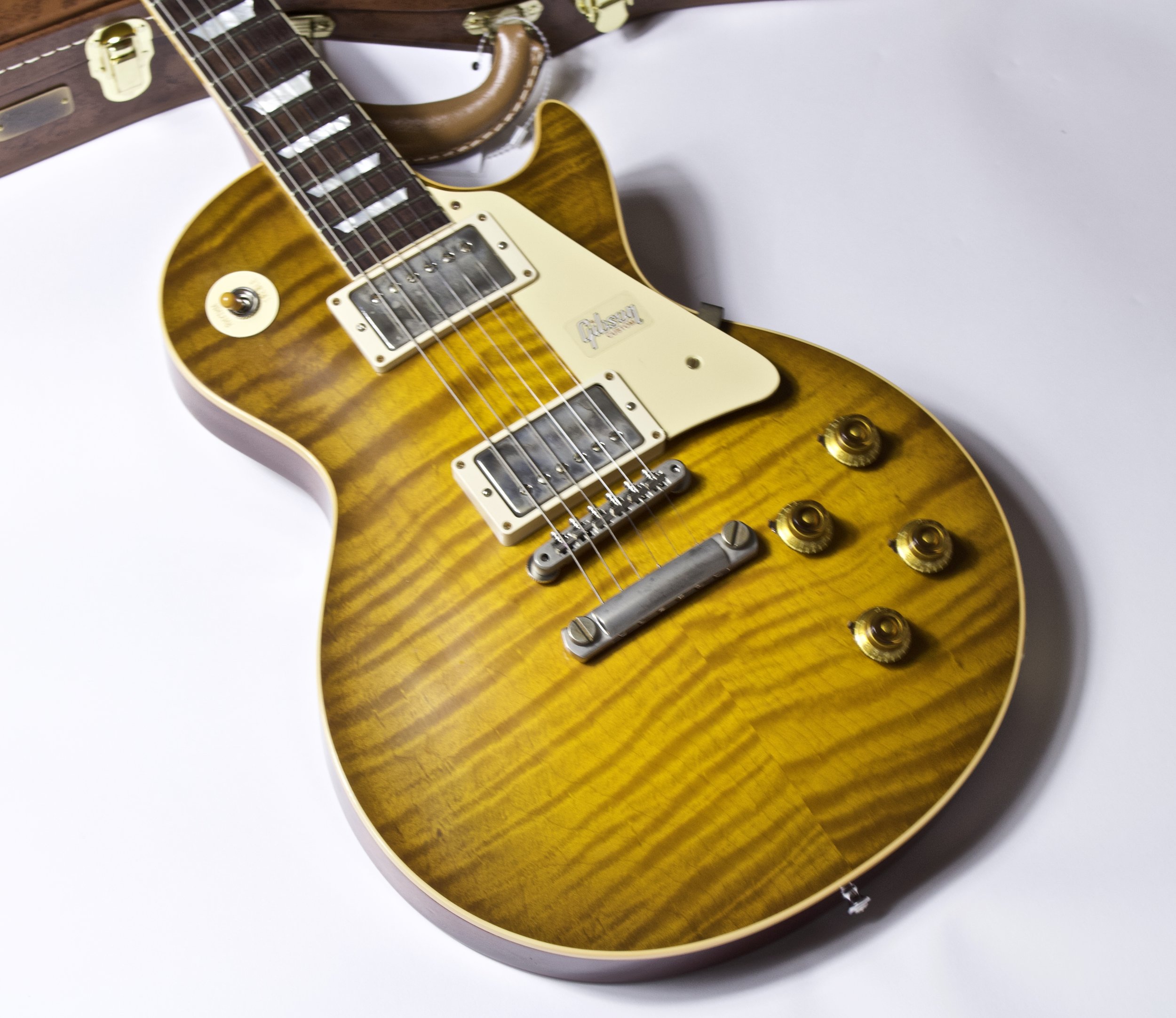 2018 Gibson Les Paul 1959 Reissue Made to Measure Green Dirty Lemon VOS