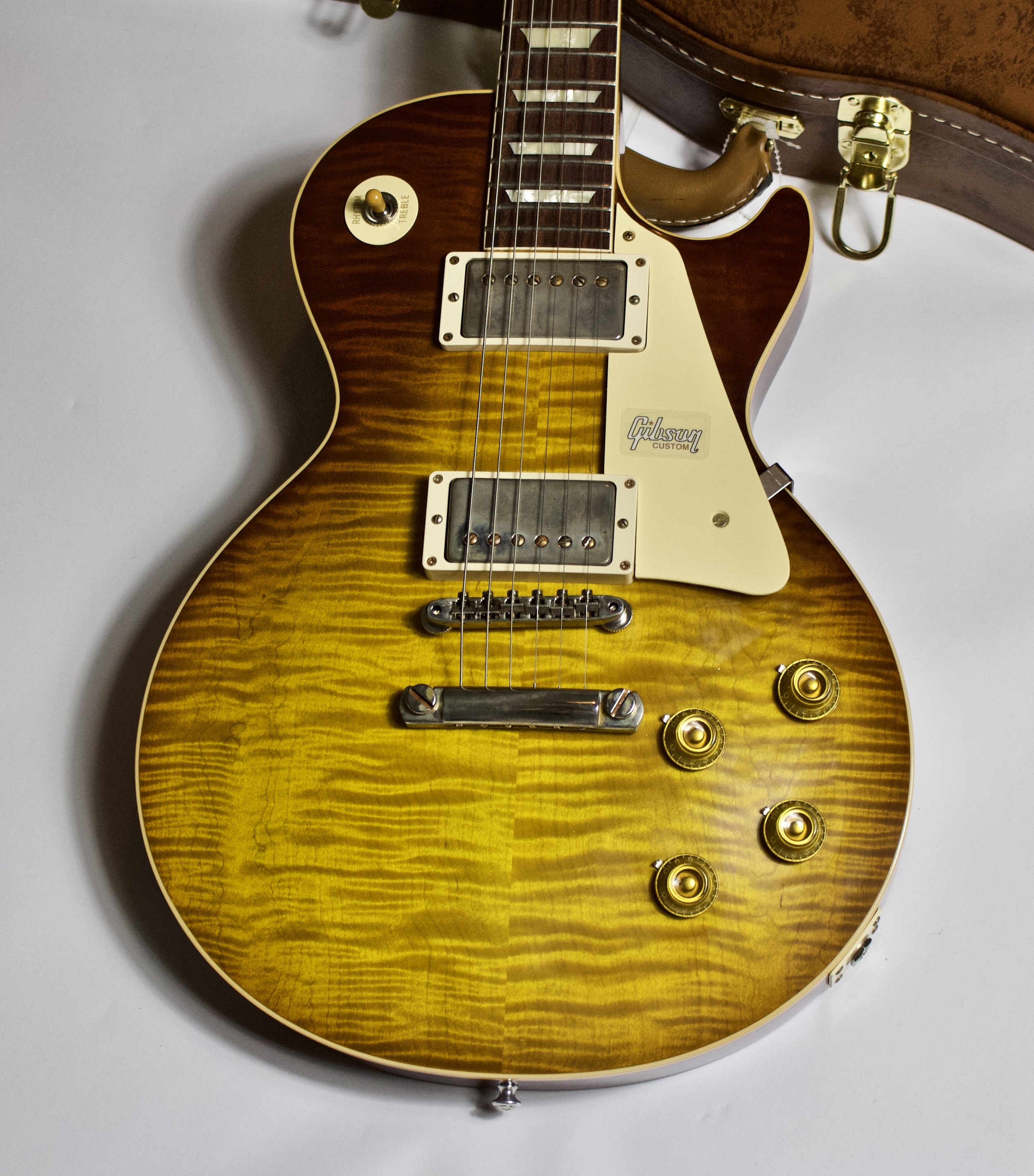 2019 Gibson Les Paul 1959 Reissue 60th Anniversary Slow Iced Tea Fade