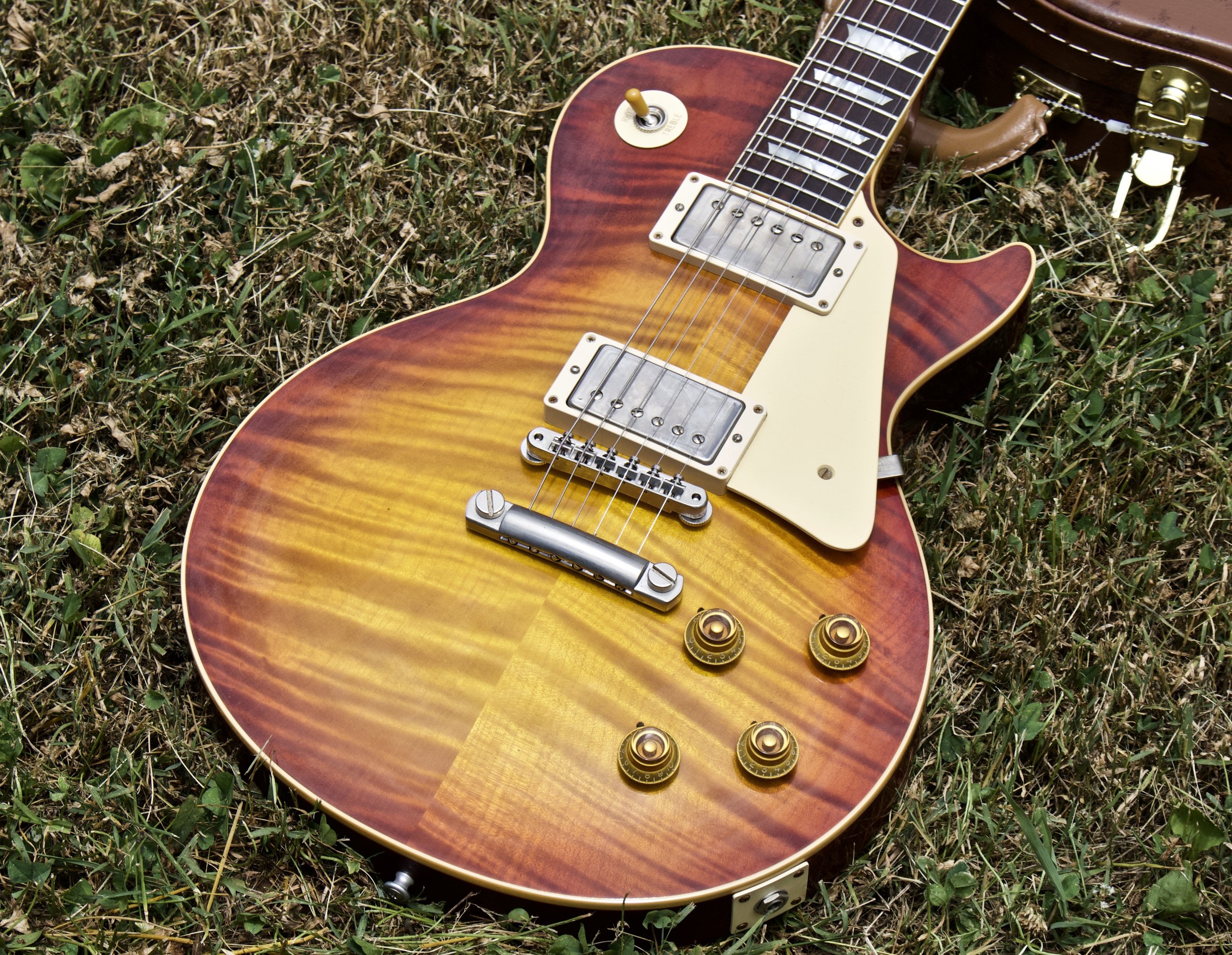 2018 Gibson Les Paul 1959 Reissue Tom Murphy Painted Washed Cherry VOS