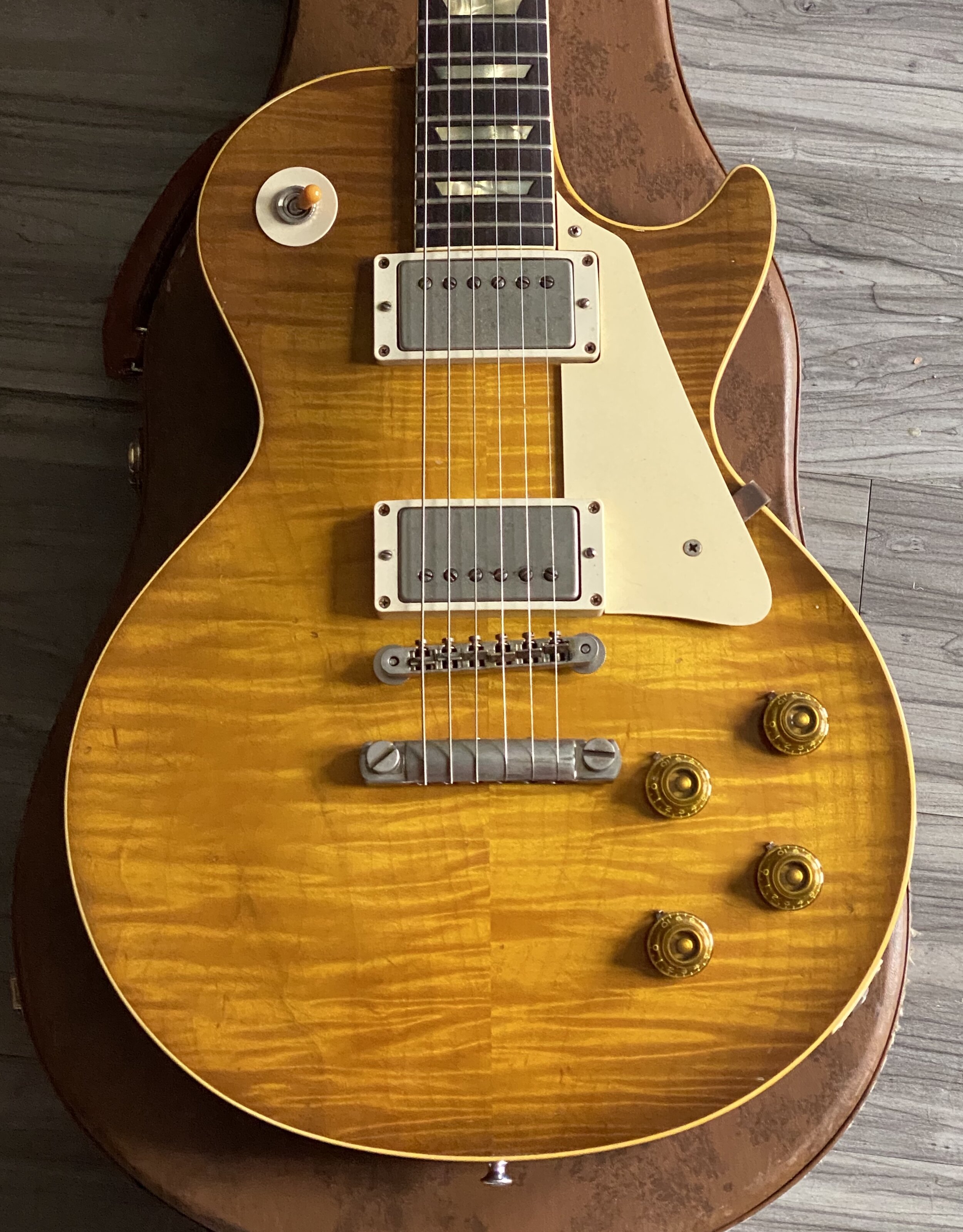2014 Gibson Les Paul 1958 Reissue Historic Makeovers Aged Dirty Lemon