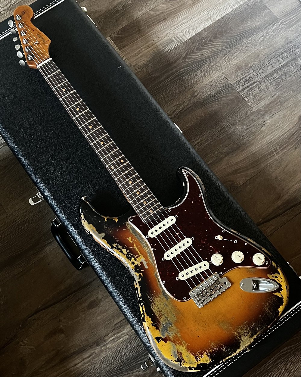 ★Custom oder HardRelic Sunburst Strato★ 10S Guitars Sunburst Heavy Relic HSS Strat (Playthrough Demo