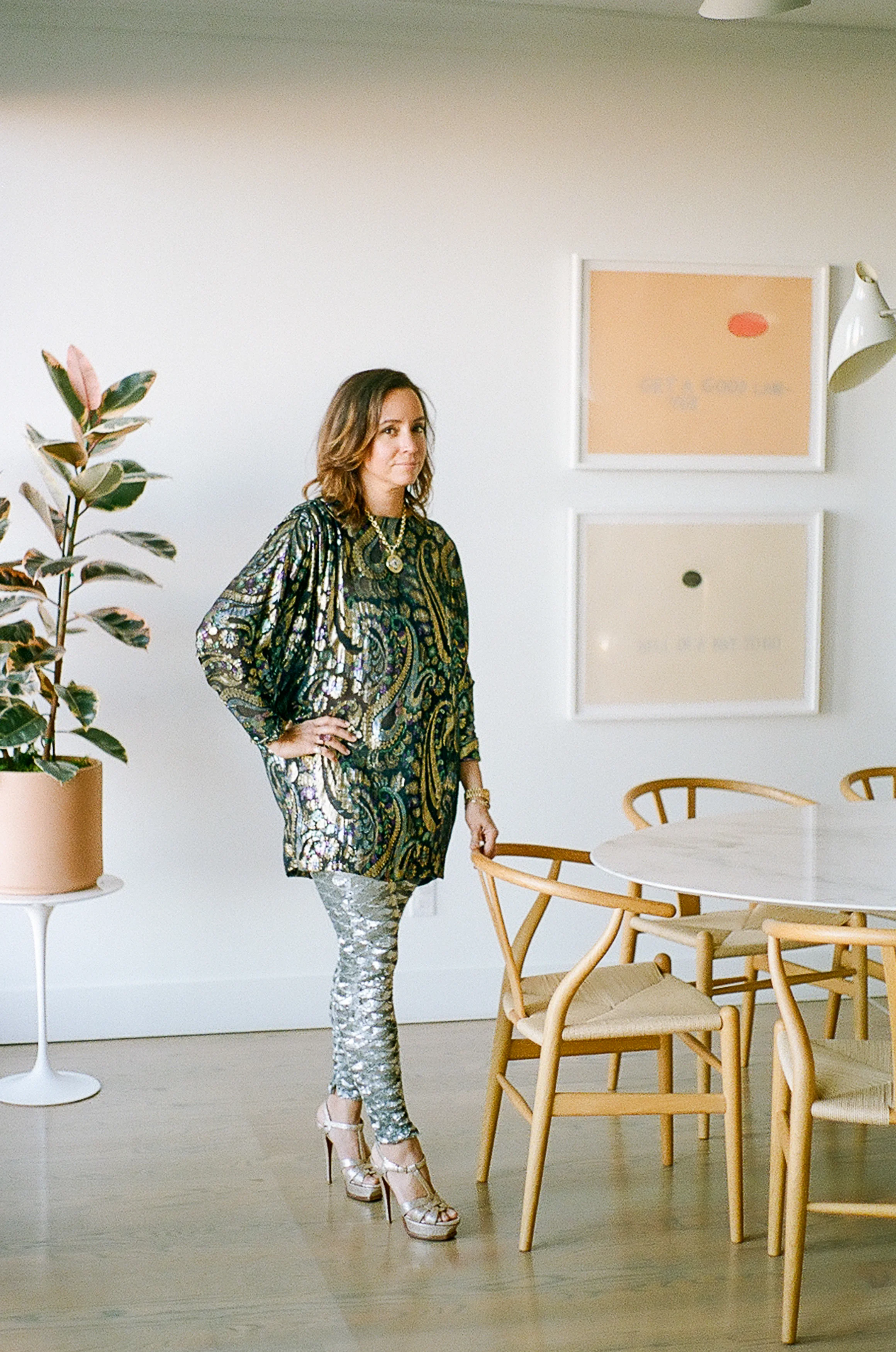 Lauren in her SF home.