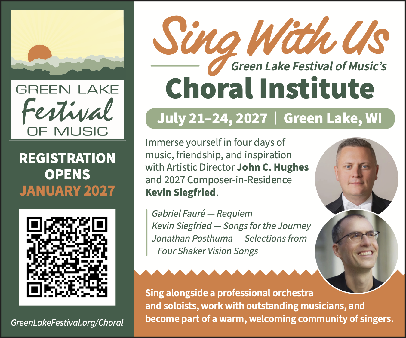 Choral Institute, Green Lake Festival of Music