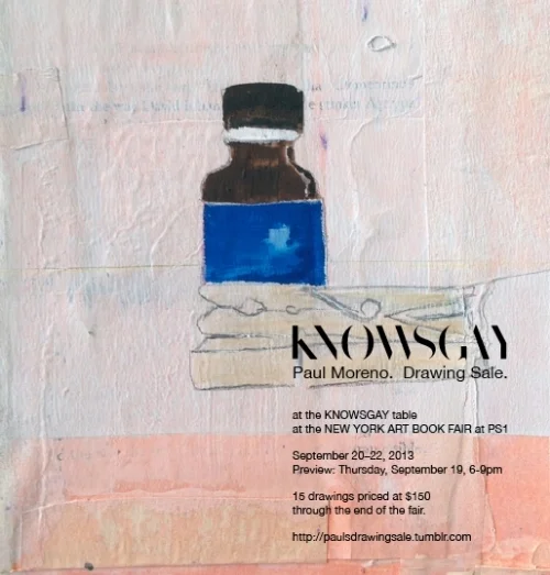 Drawing Sale Announcement, Fall 2013. Artist and Designer. 