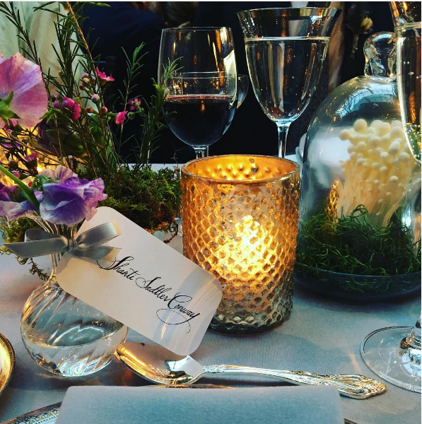 Sadtler/Conway Wedding, March 2017. Wedding Planner. I oversaw every element of this beautiful wedding. I worked with the caterer, floral designer, rental company and venue to create a flower-filled and candle lit environment for dinner. The ceremony took place against a beautiful garden landscape created just for the event. I was hands on, making floral arrangement prototypes, making boutonnieres myself, designing the programs, and other printed materials. 