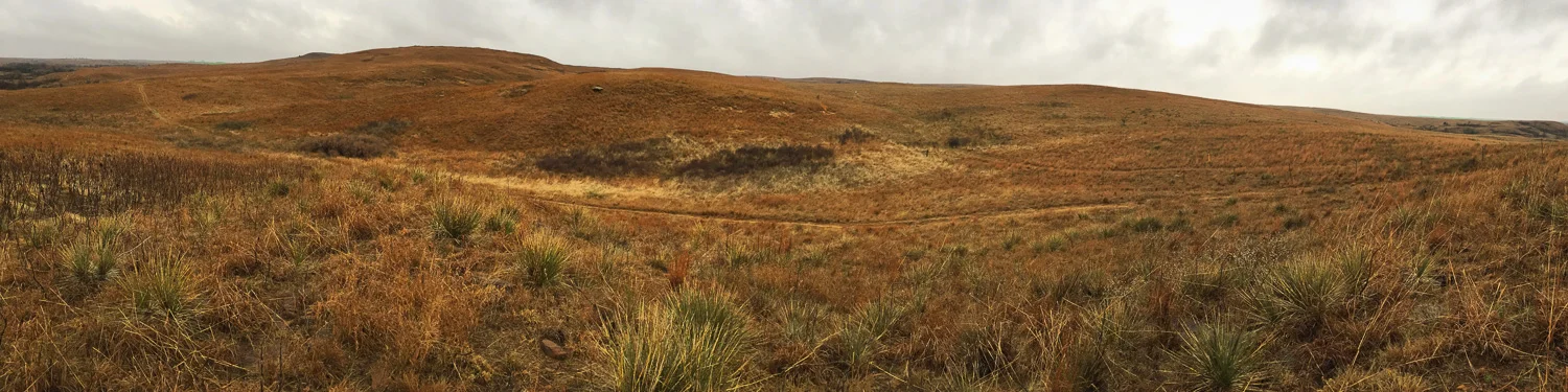 Winter Panorama in the Smoky Hills
