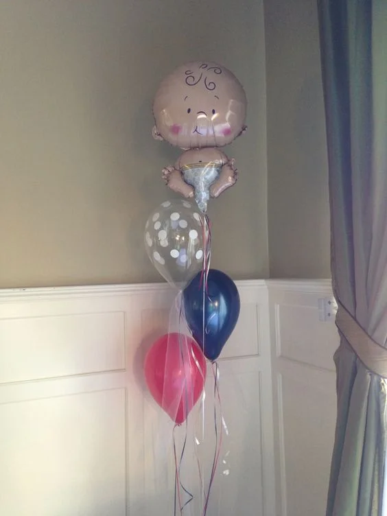 Baby Balloon with Tulle