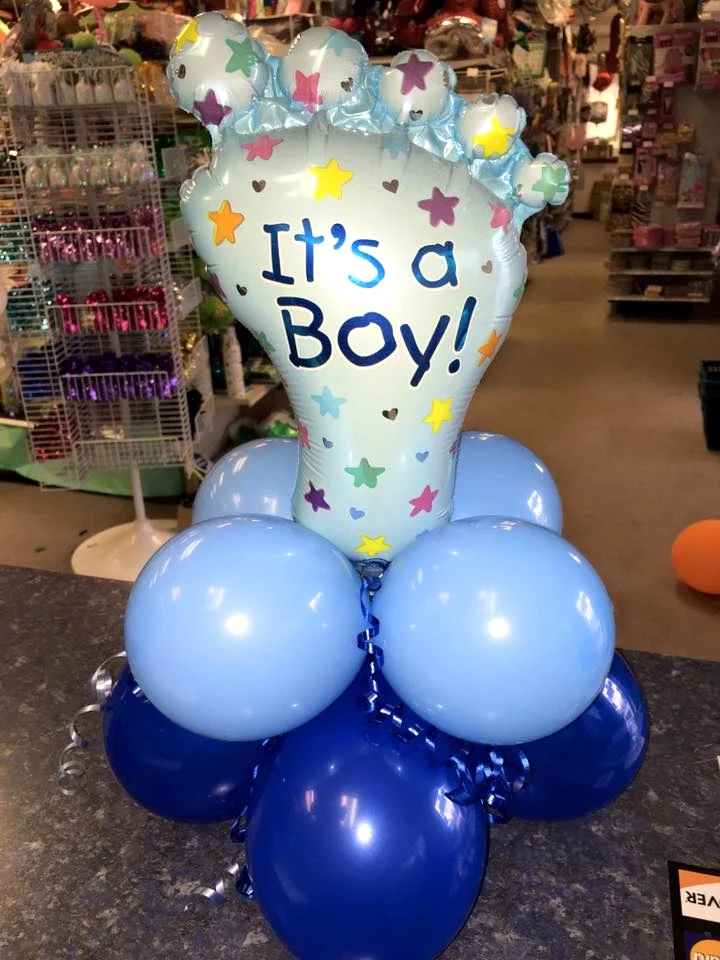 It's a Boy Foot Centerpiece $8.00ea