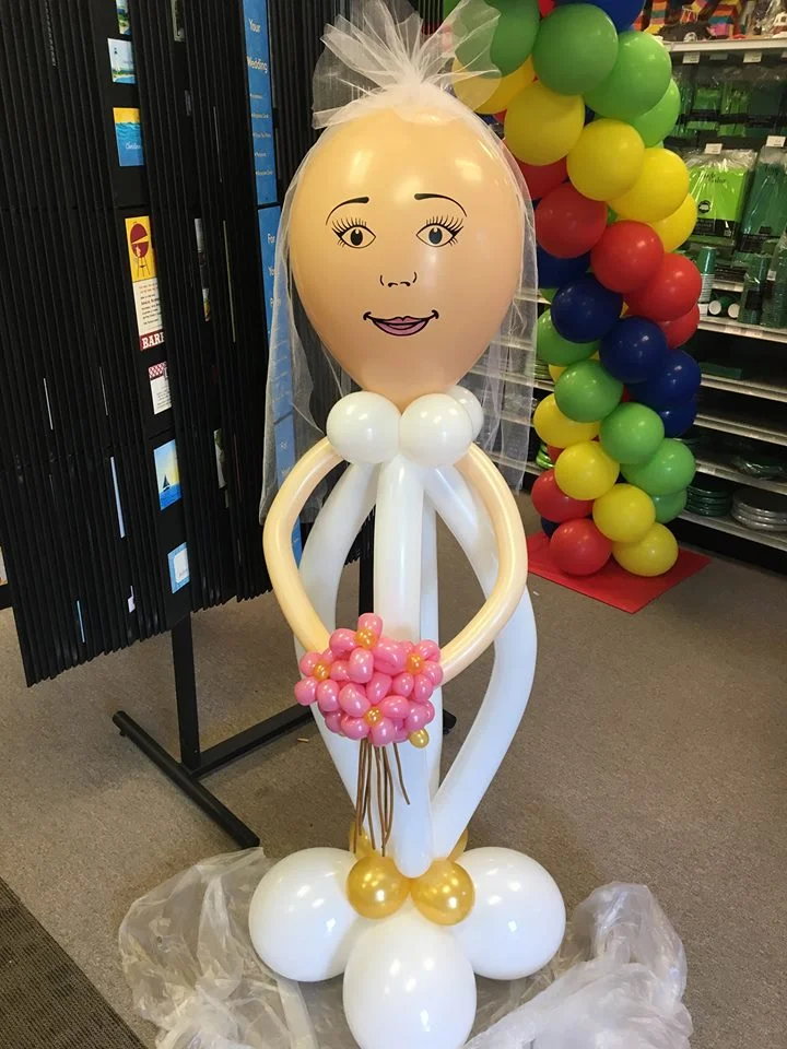 Bride Balloon Sculpture