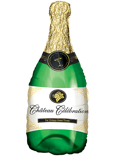 Champagne Bottle 36in Foil Balloon Price:$9.99 