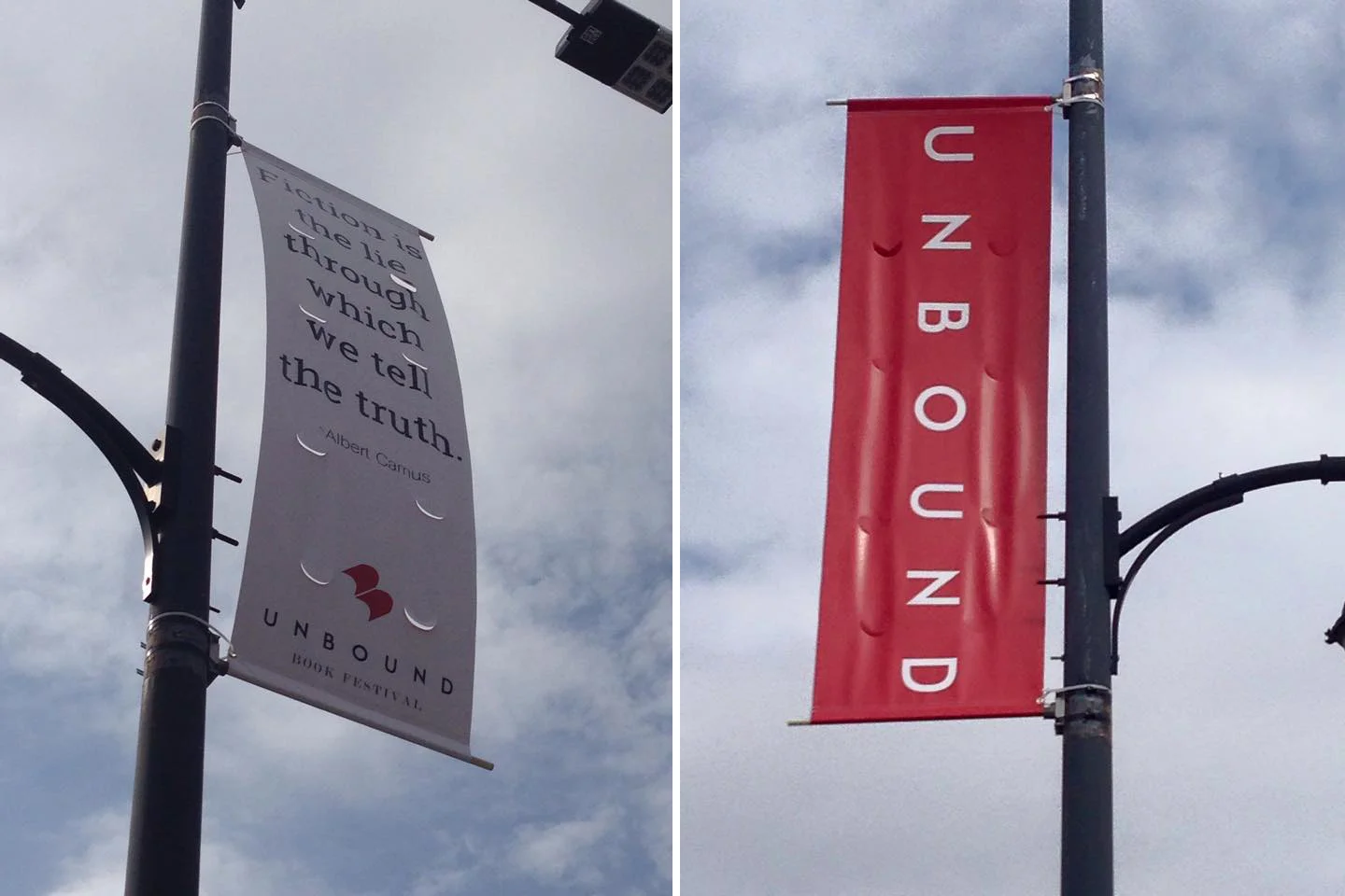 Unbound Book Festival Banners
