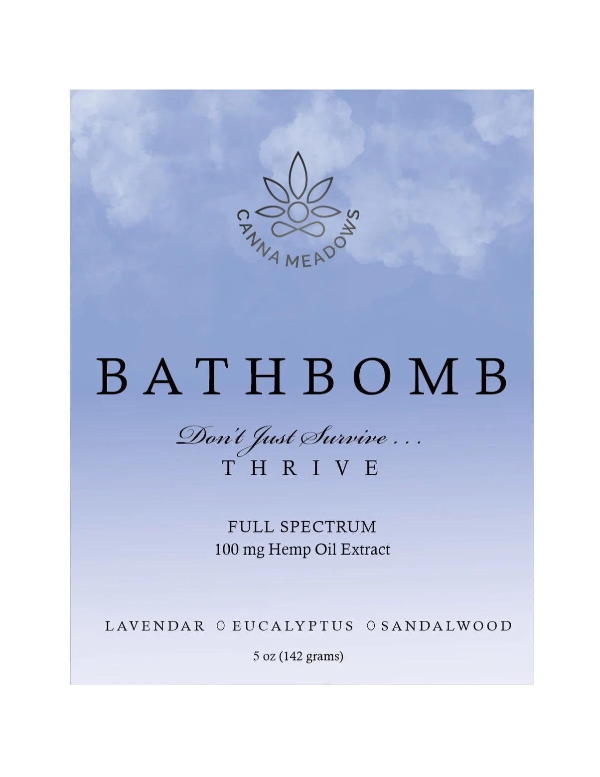 Canna Meadows CBD Bathbombs