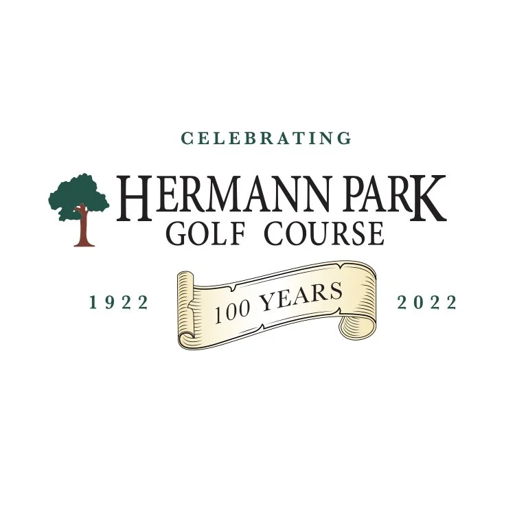 Herman Park Golf Course 100 Year logo