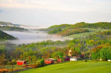 The view from our property