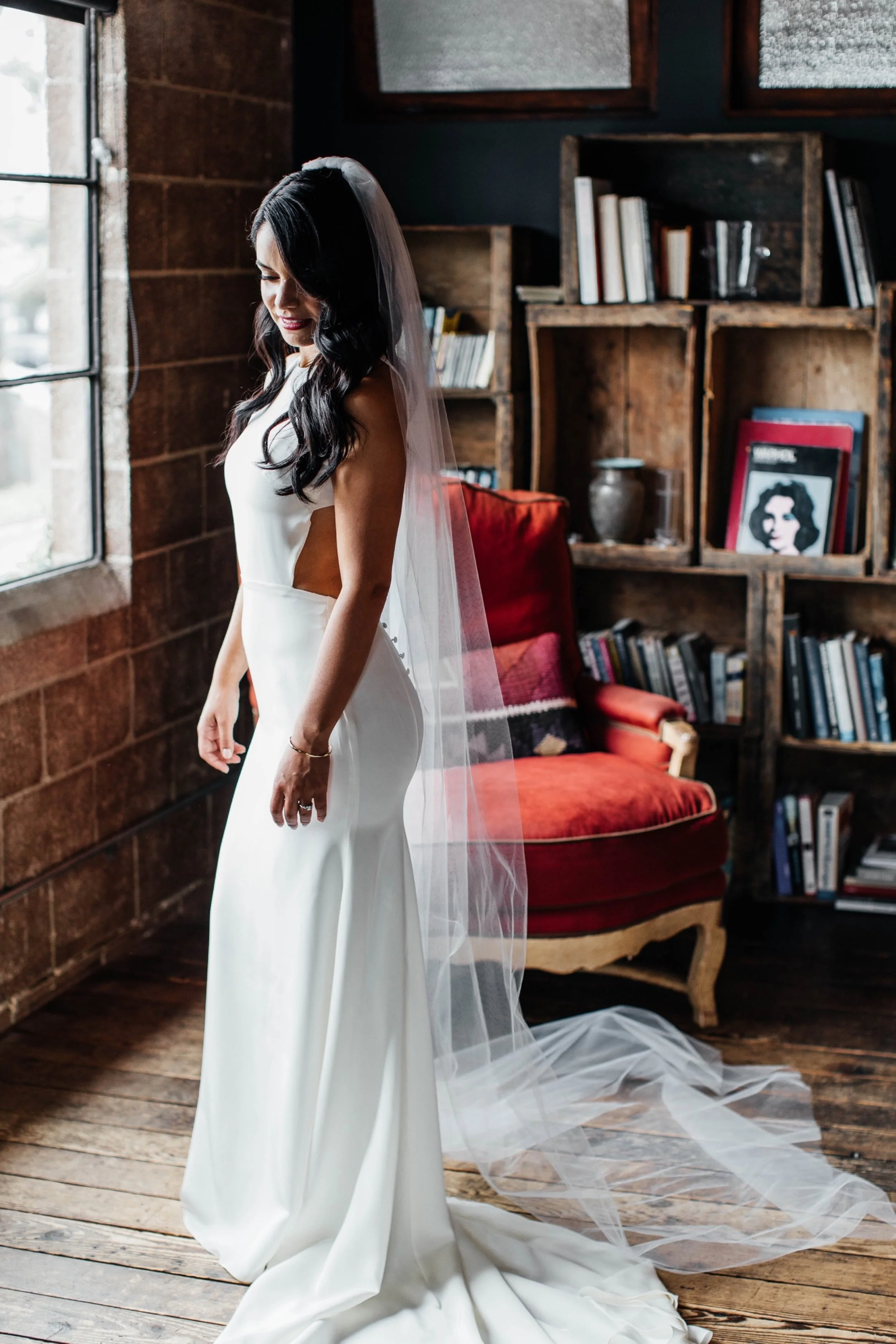 Smoky Hollow Studios Wedding, Sarah Seven Wedding Dress, Bridal Portraits, Los Angeles Wedding, Los Angeles Wedding Photographer, Los Angeles Wedding Photos, Los Angeles Wedding Photography, DTLA Wedding, California Wedding Photographer, California Wedding Photography, California Wedding Photos, SoCal Wedding Photographer, SoCal Wedding Photos, SoCal Wedding Photography, Los Angeles Wedding Inspo, Destination Wedding California, Hipster Wedding, Modern Elegant Wedding, Warehouse Wedding