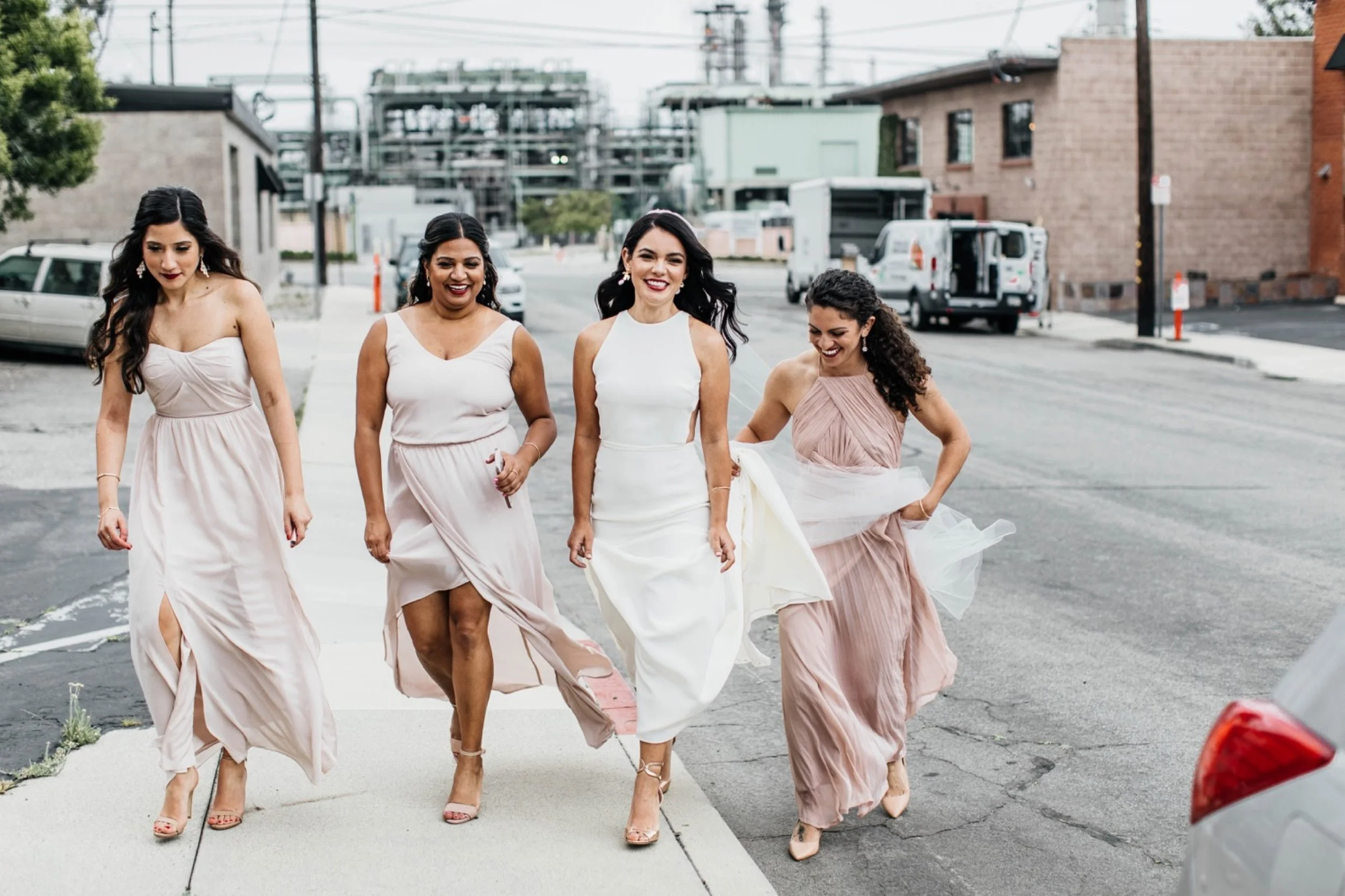 Smoky Hollow Studios Wedding, Bridesmaids, Bride with Bridesmaids, Los Angeles Wedding, Los Angeles Wedding Photographer, Los Angeles Wedding Photos, Los Angeles Wedding Photography, DTLA Wedding, California Wedding Photographer, California Wedding Photography, California Wedding Photos, SoCal Wedding Photographer, SoCal Wedding Photos, SoCal Wedding Photography, Los Angeles Wedding Inspo, Destination Wedding California, Hipster Wedding, Modern Wedding, Warehouse Wedding, Candid Wedding Photos