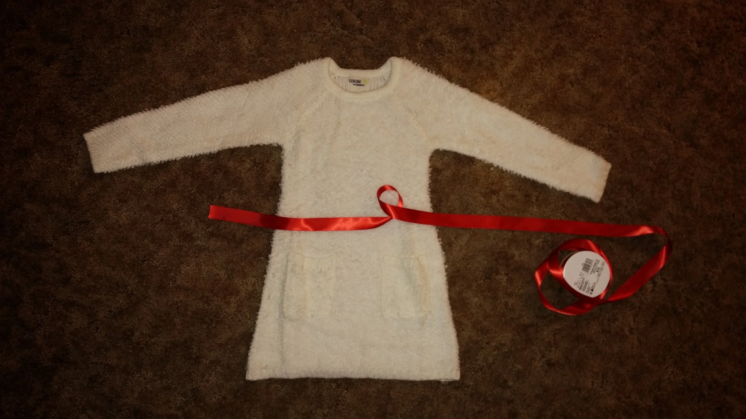 My Santa Lucia didn't want to try on the dress today. Hoping she's more excited on the 13th!