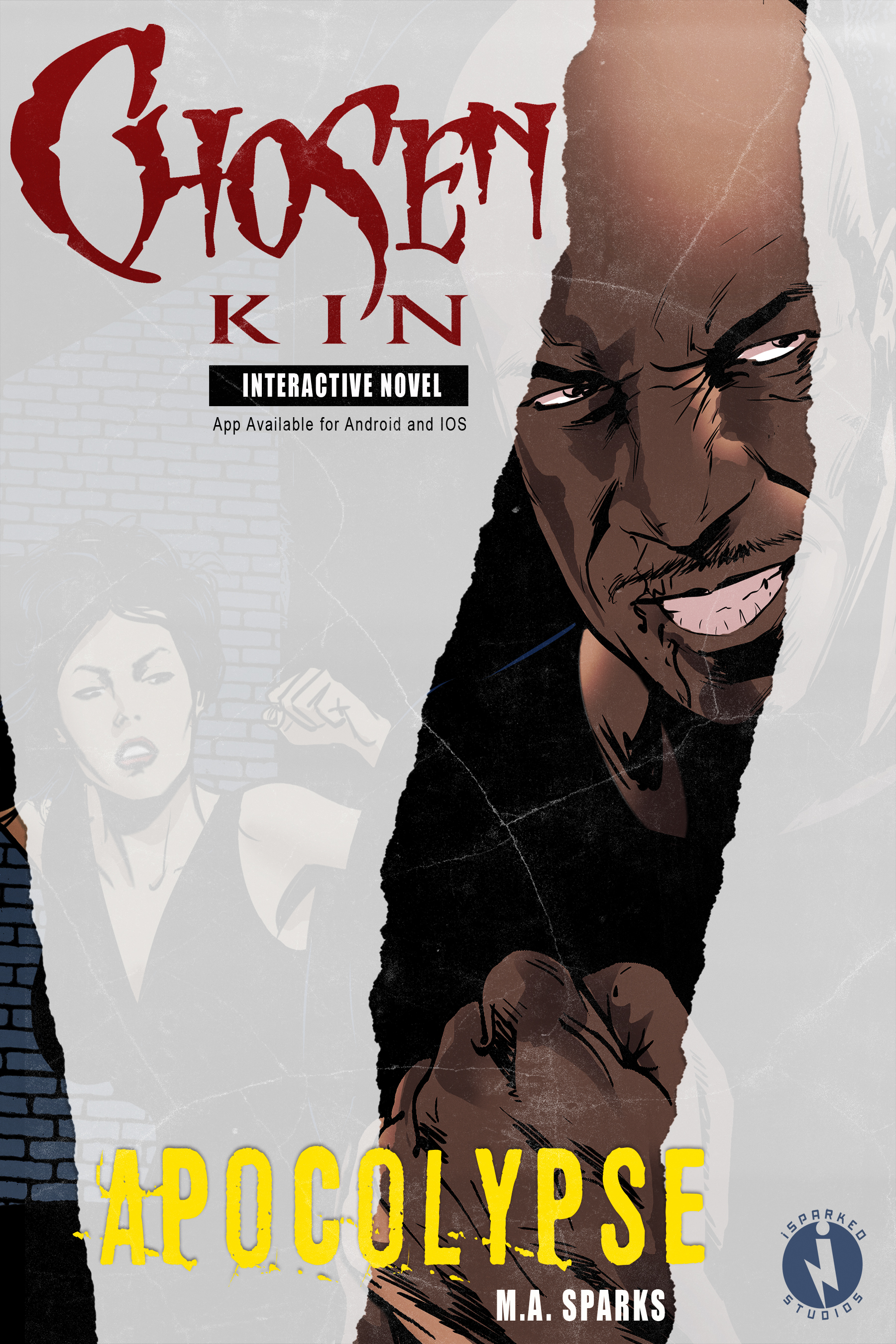 Chosen Kin App for the Chosen Kin Interactive Graphic Novel We are taking comic books and interactive entertainment to the next level. Download the Chosen Kin App and use with the Chosen Kin novel for an interactive VR mobile experience. Download the app at Google Play or Apple App Store About the Chosen Kin Novel Friends since childhood, a trio of unsuspecting humans are endowed with alien superpowers and tasked with protecting the earth against powerful foes bent on annihilating the human race. First, however, they must set aside their differences and learn to use the powers that lay dormant within them. They are the Chosen. The dark ones, led by the powerful alien Nahkan, continue their bloody plot to annihilate the Chosen and open an ancient portal for the renegade alien Apok set to invade earth and enslave humankind. 183 pages NOVEL COMING SOON Download the app at Google Play or Apple App Store