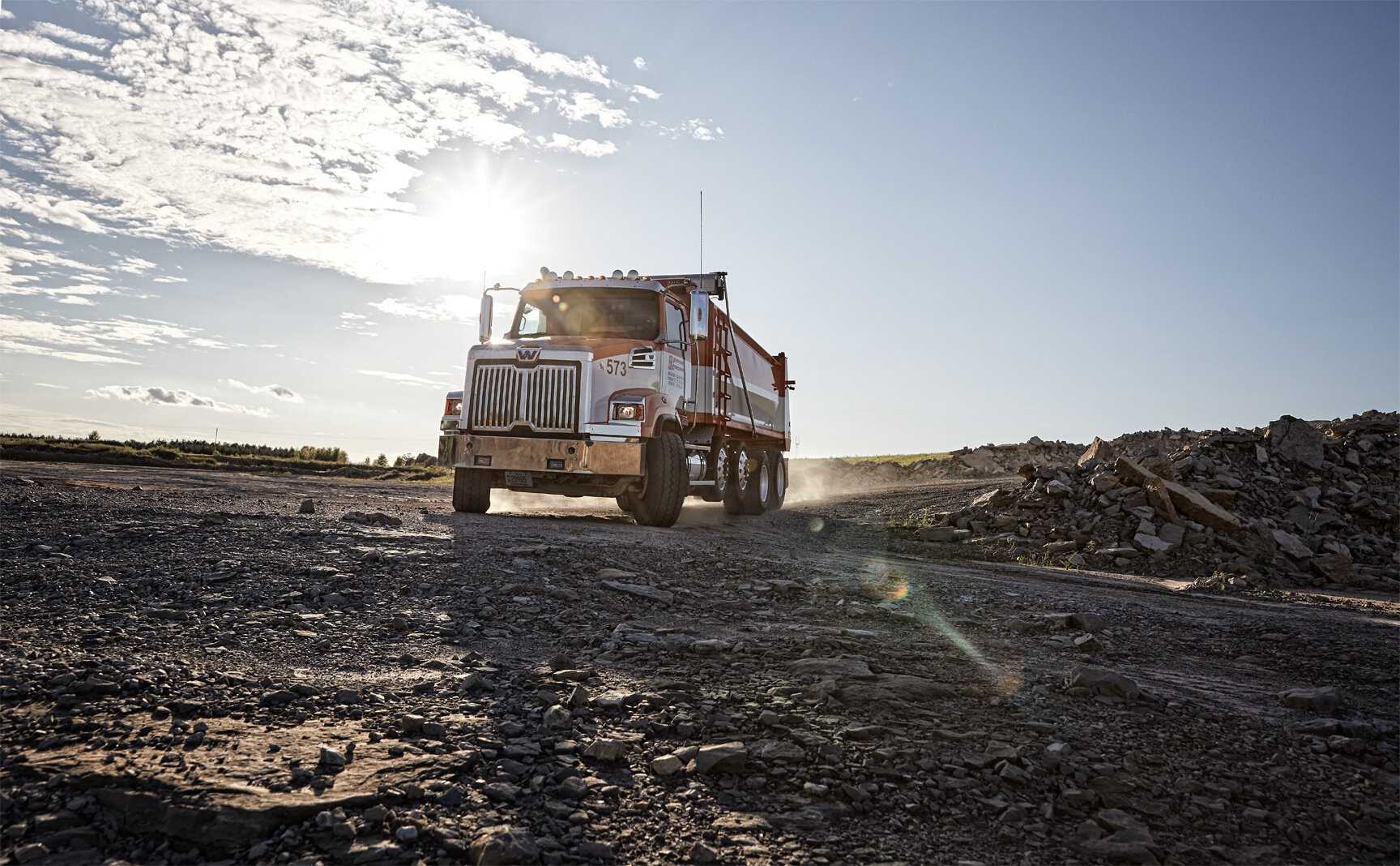 Western Star 4900 dump truck