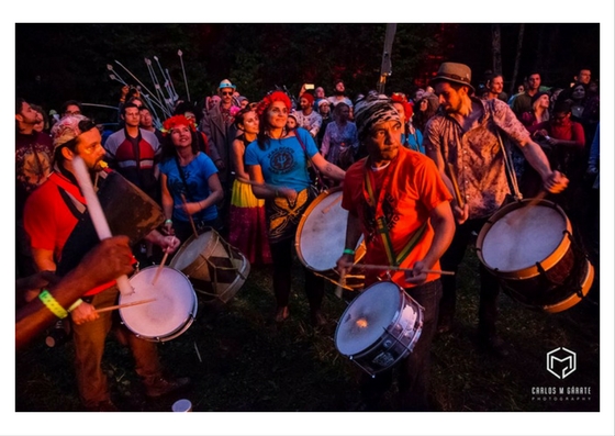 Maracatu Mar Aberto, Harvest Festival 2016 photo by Carlos Garate