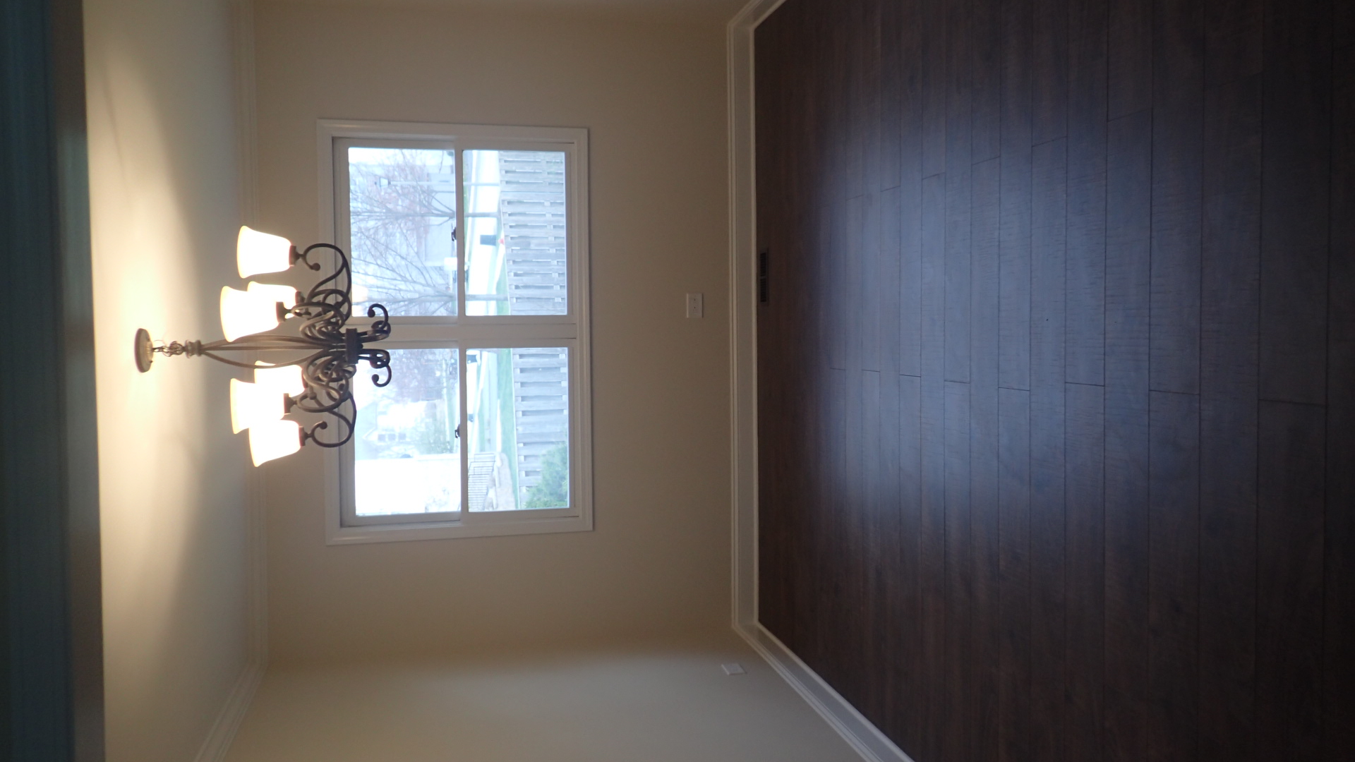 Completed dining room