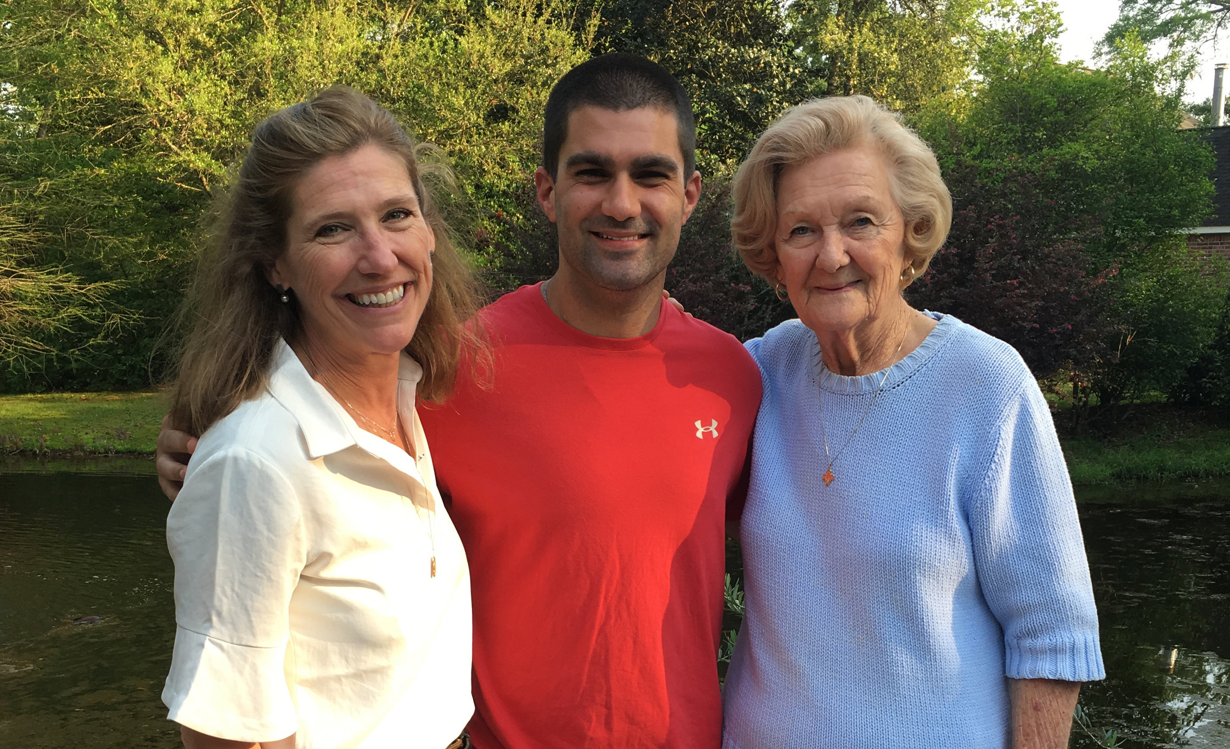  L to R: Priscilla Morse, Nick Ware and Kay Morse 