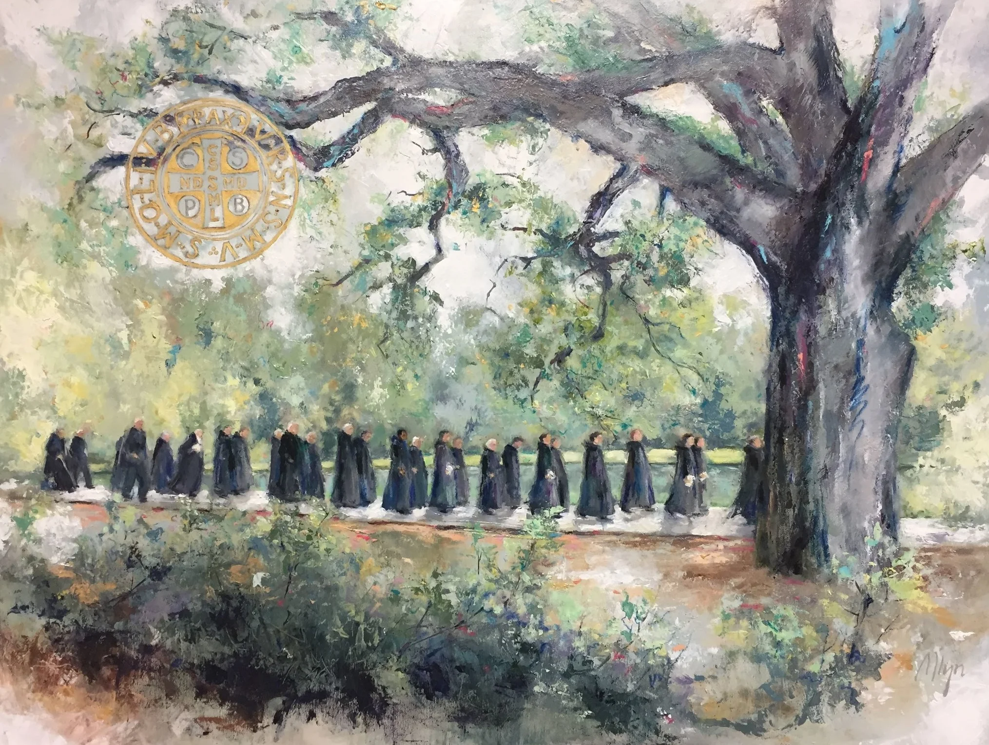 “Bond of St. Benedict” by Marilyn Rougelot-Geddes