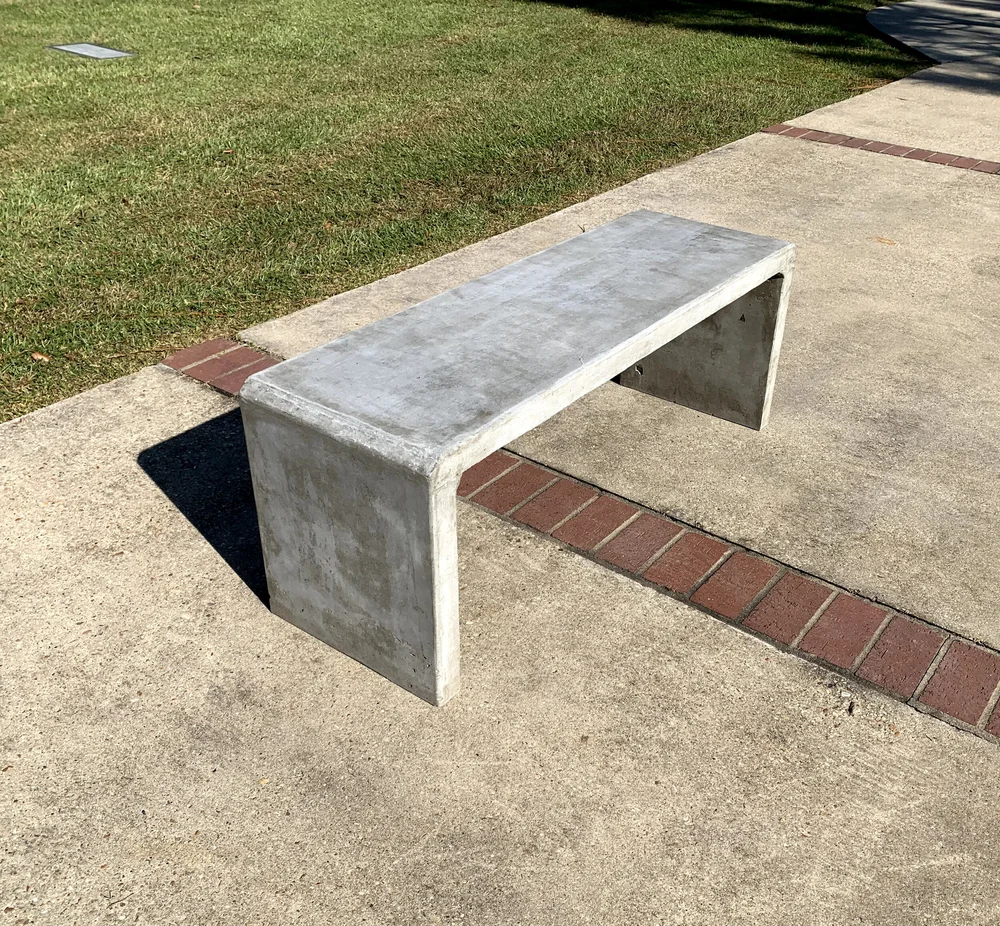 pic Small Concrete Bench For Cemetery benches saint joseph abbey