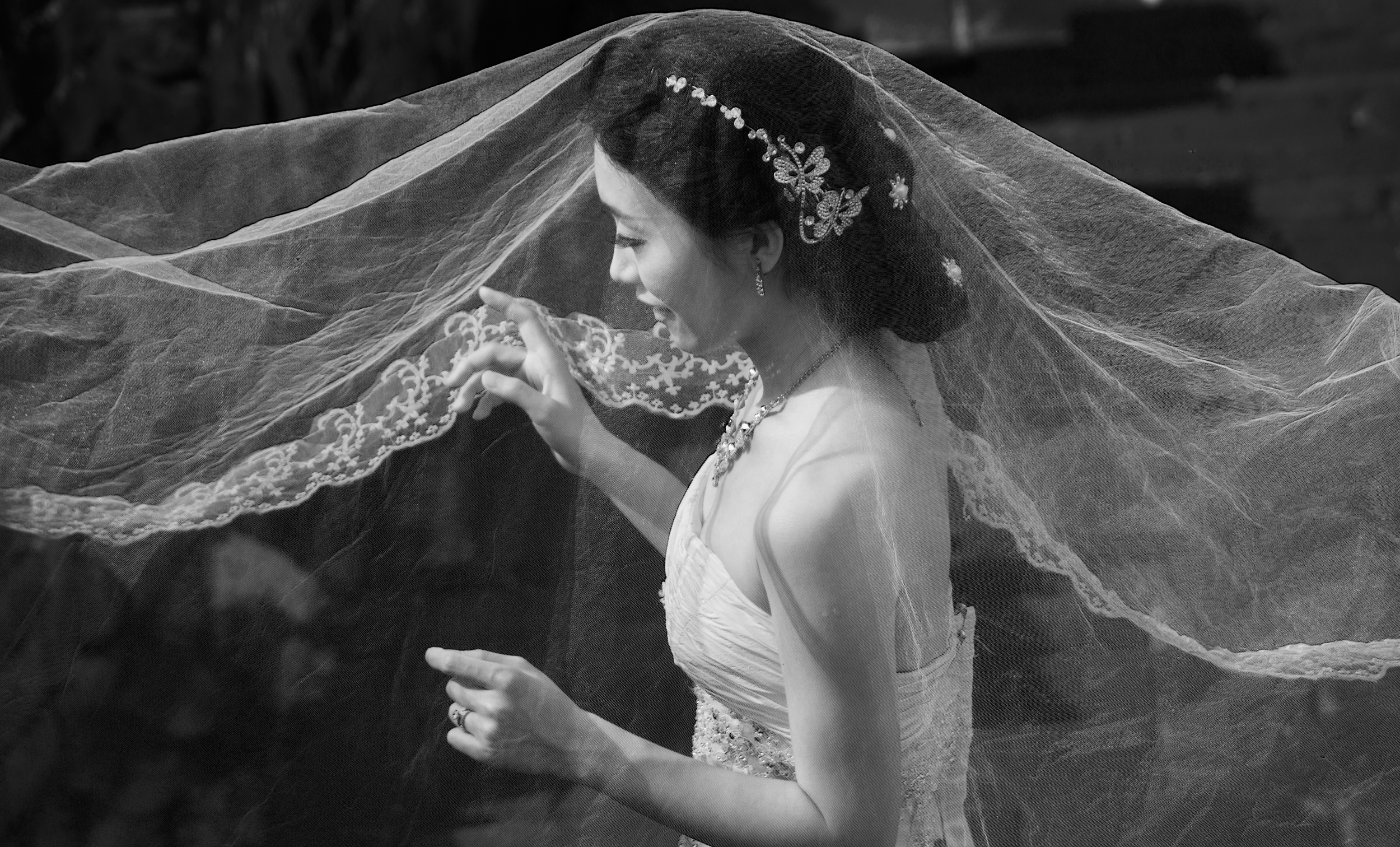 Bride on the Great Wall