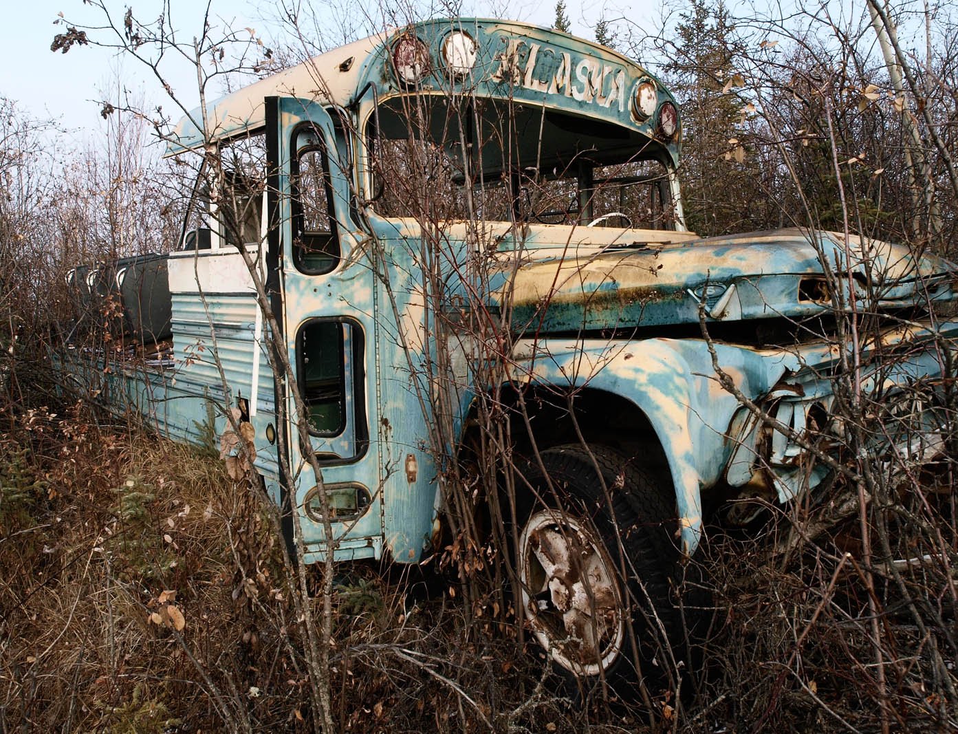 Bus in Woods Off Old Steese_Oct102010_0028.jpg